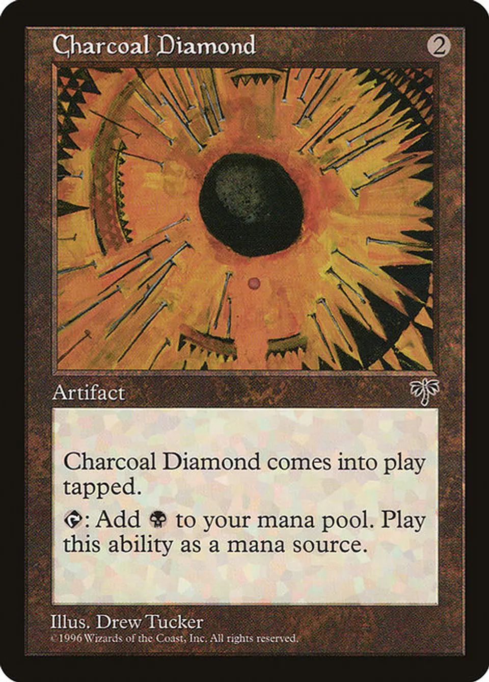 Carta Magic - Charcoal Diamond - Idioma: Ingles - Edicion: Mirage 1