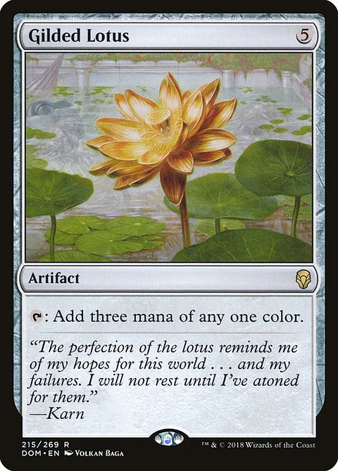 Carta Magic - Gilded Lotus - Idioma: Ingles - Edicion: Dominaria