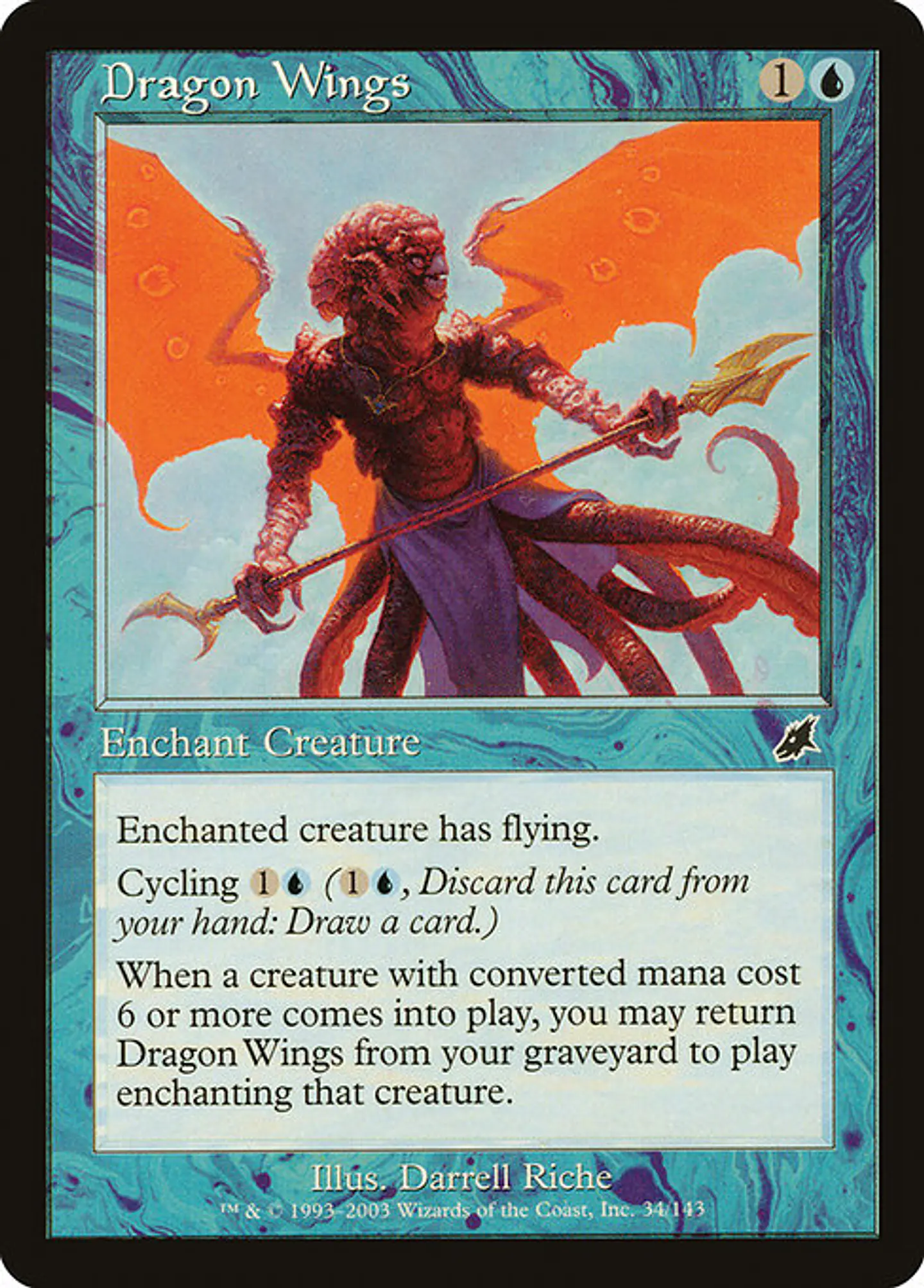 Carta Magic - FOIL Dragon Wings - Idioma: Ingles - Edicion: Scourge 1