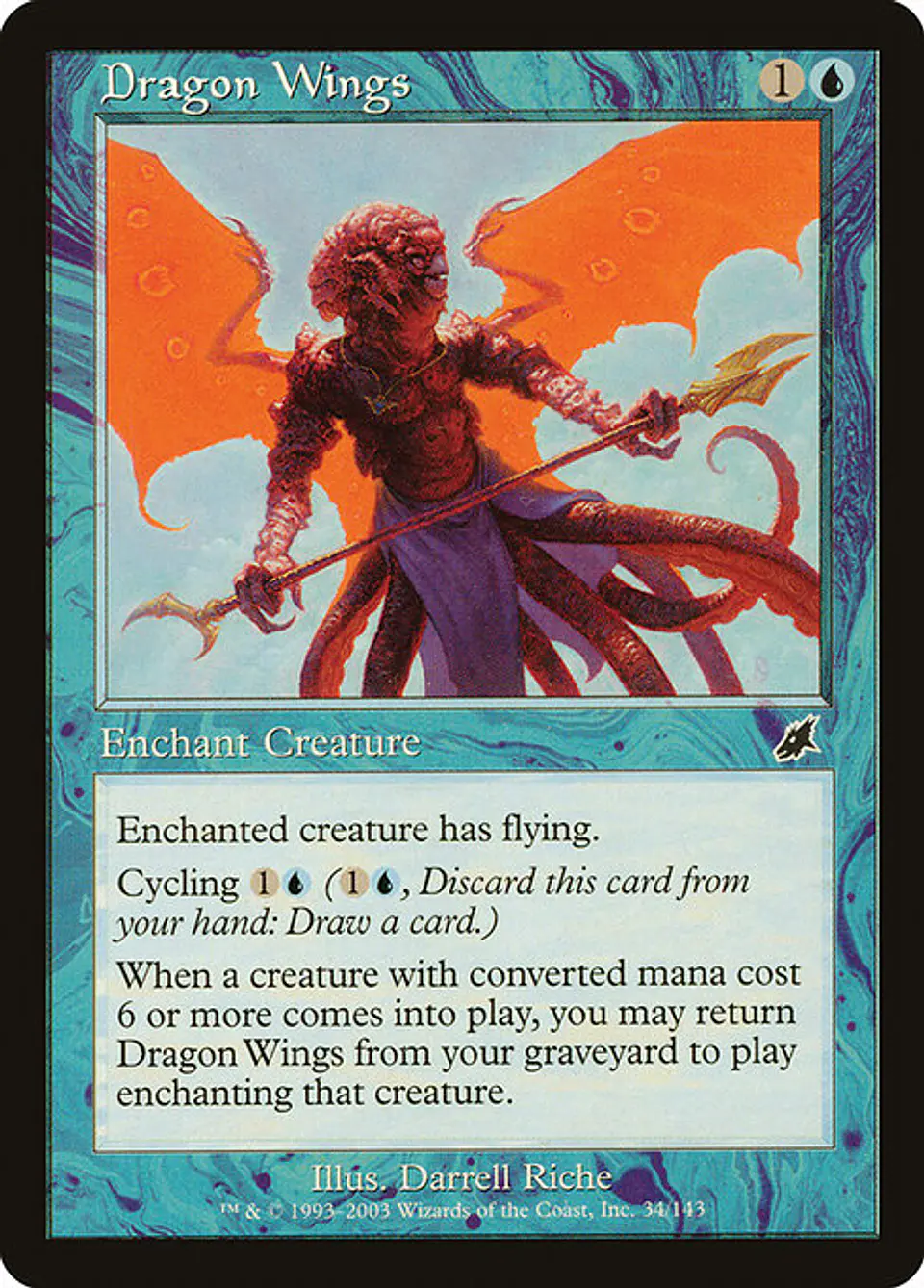 Carta Magic - FOIL Dragon Wings - Idioma: Ingles - Edicion: Scourge 1