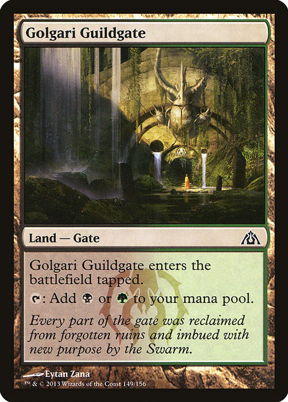 Carta Magic - FOIL Golgari Guildgate - Idioma: Ingles - Edicion: Dragon's Maze 1