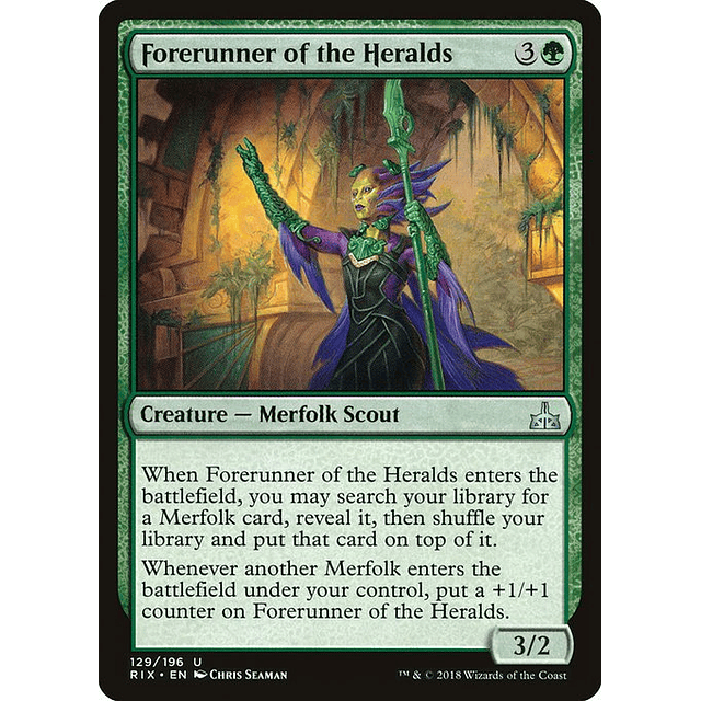 Carta Magic - FOIL Forerunner of the Heralds - Idioma: Español - Edicion: Rivals of Ixalan