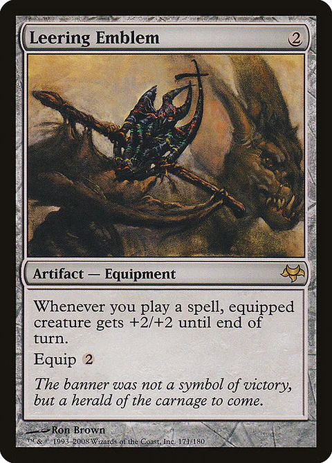 Carta Magic - Leering Emblem - Idioma: Español - Edicion: Eventide