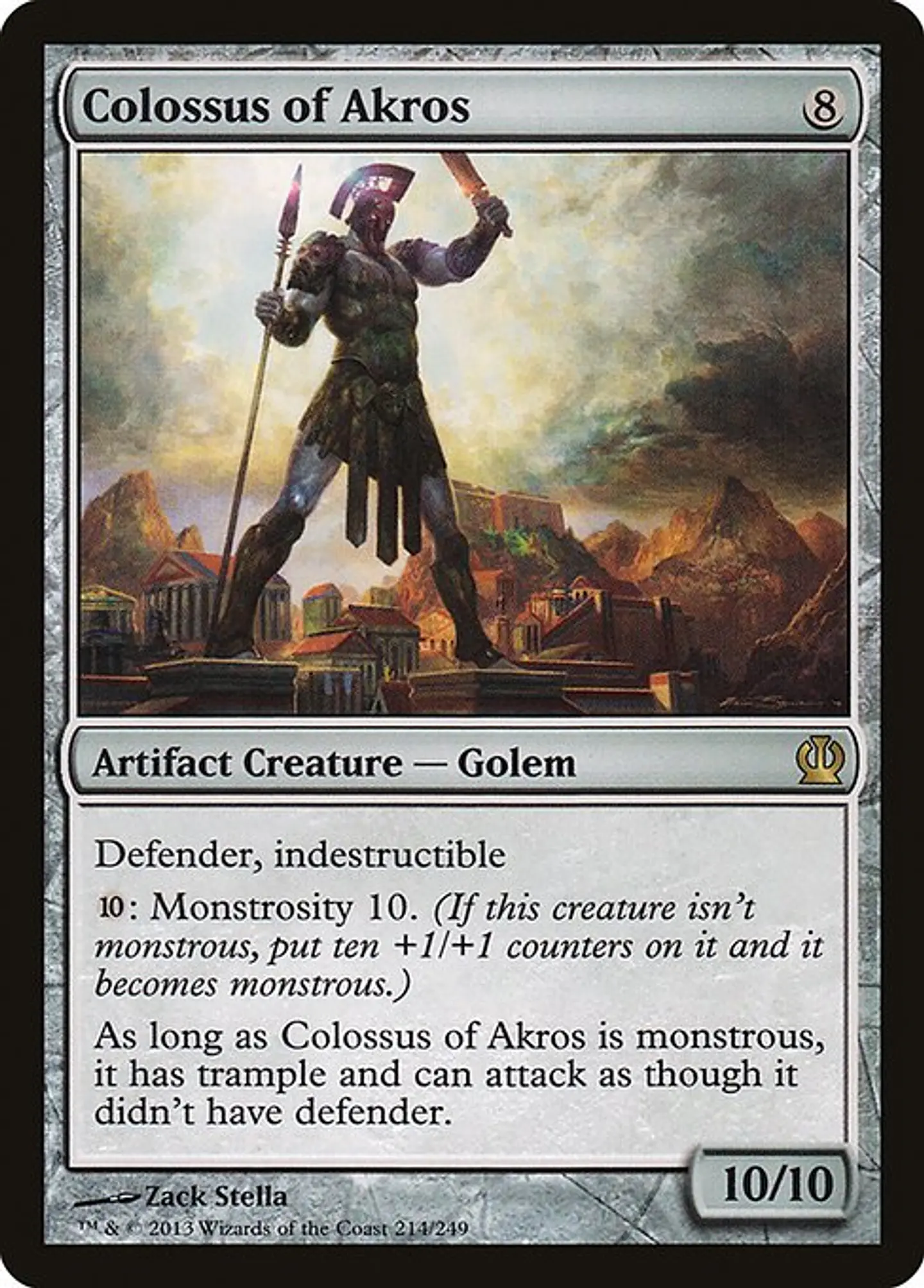 Carta Magic - Colossus of Akros - Idioma: Ingles - Edicion: Theros 1