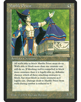 Carta Magic - Marble Priest - Idioma: Ingles - Edicion: Legends