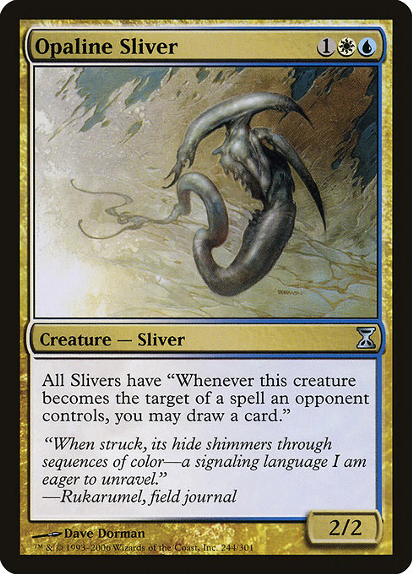 Carta Magic - Opaline Sliver - Idioma: Español - Edicion: Time Spiral 1