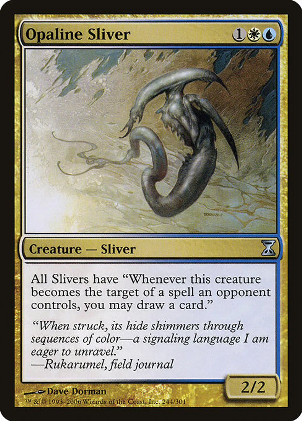 Carta Magic - Opaline Sliver - Idioma: Español - Edicion: Time Spiral 1