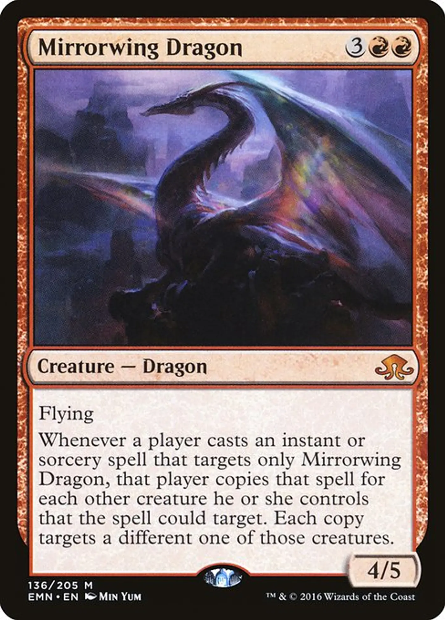 Carta Magic - Mirrorwing Dragon - Idioma: Ingles - Edicion: Eldritch Moon 1