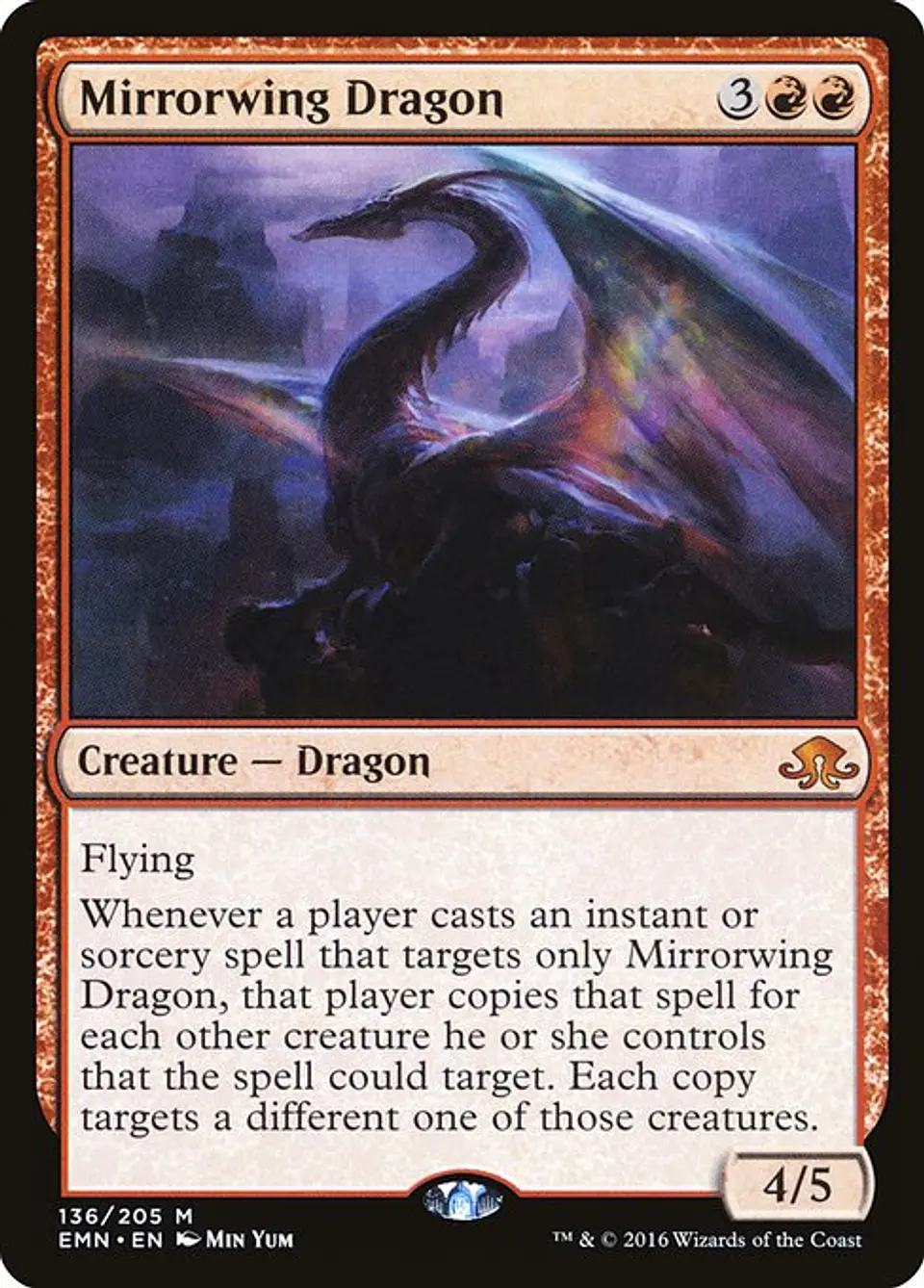 Carta Magic - Mirrorwing Dragon - Idioma: Ingles - Edicion: Eldritch Moon 1
