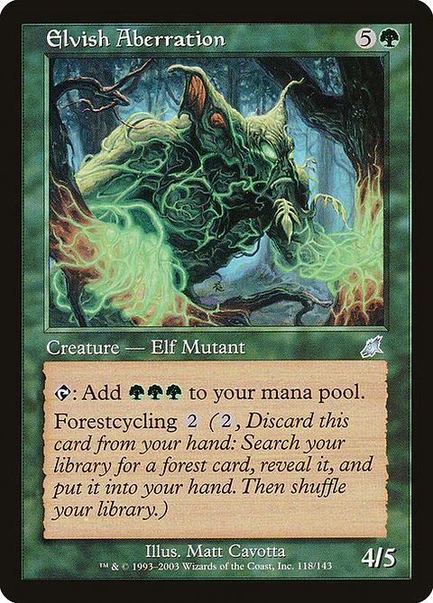 Carta Magic - FOIL Elvish Aberration - Idioma: Ingles - Edicion: Scourge