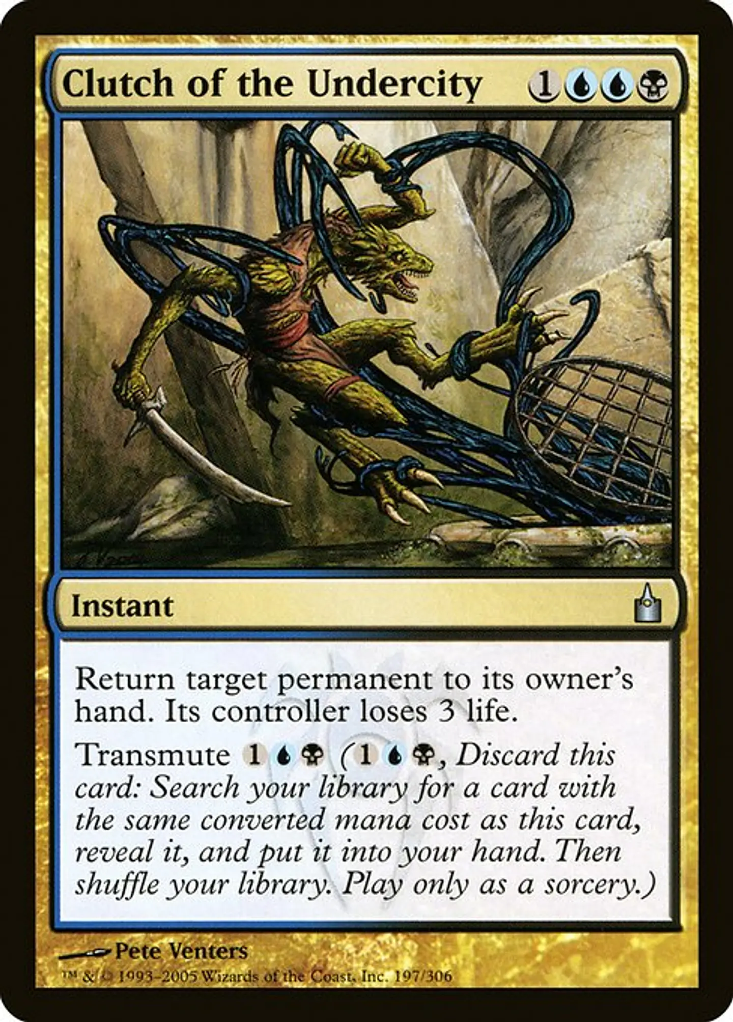 Carta Magic - FOIL Clutch of the Undercity - Idioma: Ingles - Edicion: Ravnica: City of Guilds 1