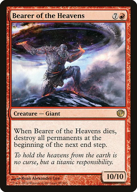 Carta Magic - FOIL Bearer of the Heavens - Idioma: Ingles - Edicion: Journey into Nyx