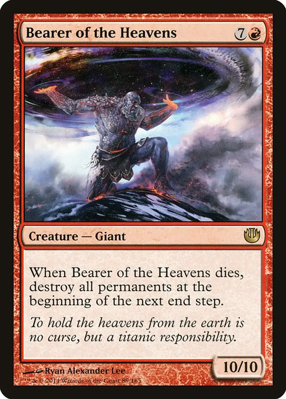 Carta Magic - FOIL Bearer of the Heavens - Idioma: Ingles - Edicion: Journey into Nyx 1