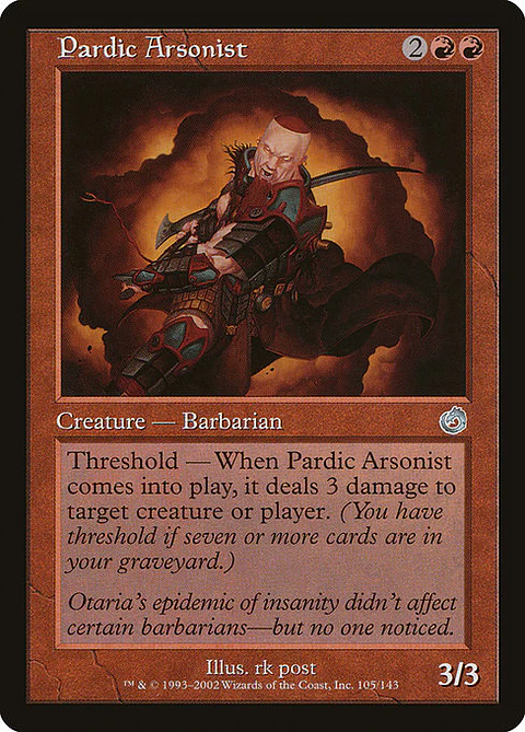 Carta Magic - FOIL Pardic Arsonist - Idioma: Ingles - Edicion: Torment