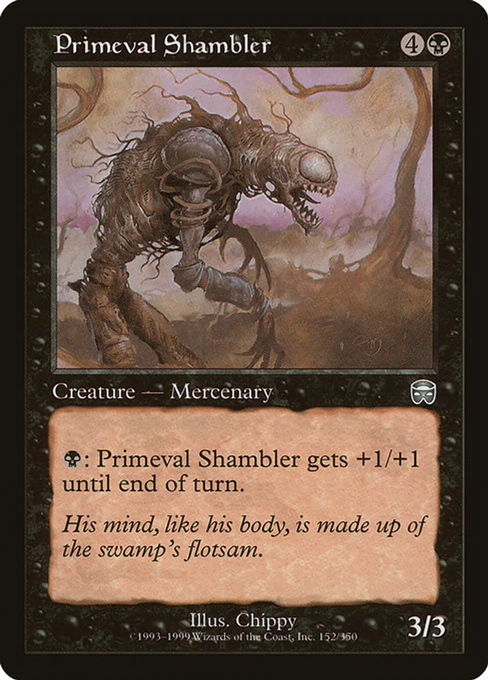 Carta Magic - FOIL Primeval Shambler - Idioma: Español - Edicion: Mercadian Masques 1