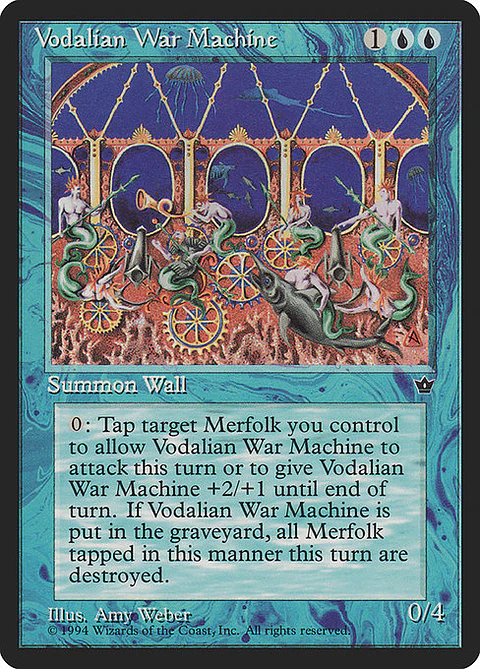 Carta Magic - Vodalian War Machine - Idioma: Ingles - Edicion: Fallen Empires
