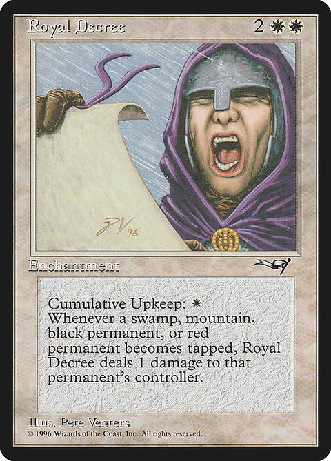 Carta Magic - Royal Decree - Idioma: Ingles - Edicion: Alliances