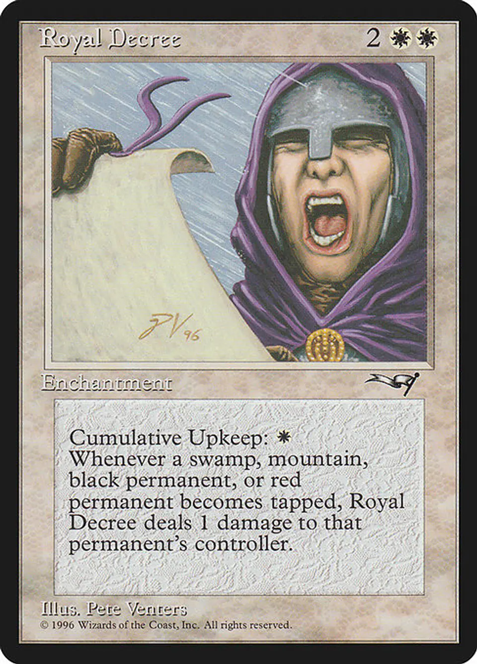Carta Magic - Royal Decree - Idioma: Ingles - Edicion: Alliances 1