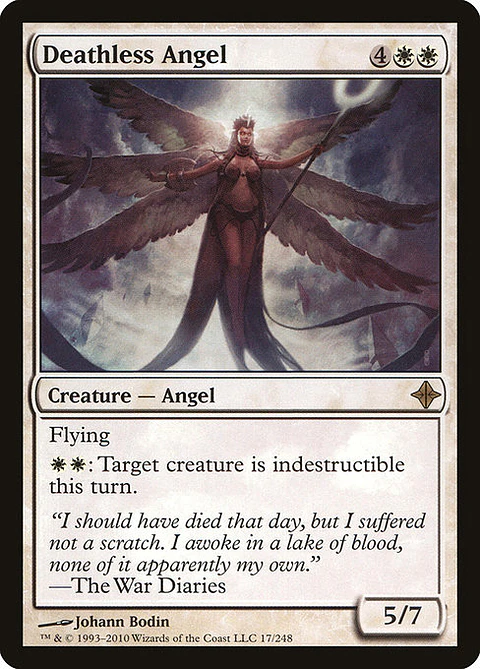 Carta Magic - Deathless Angel - Idioma: Español - Edicion: Rise of the Eldrazi