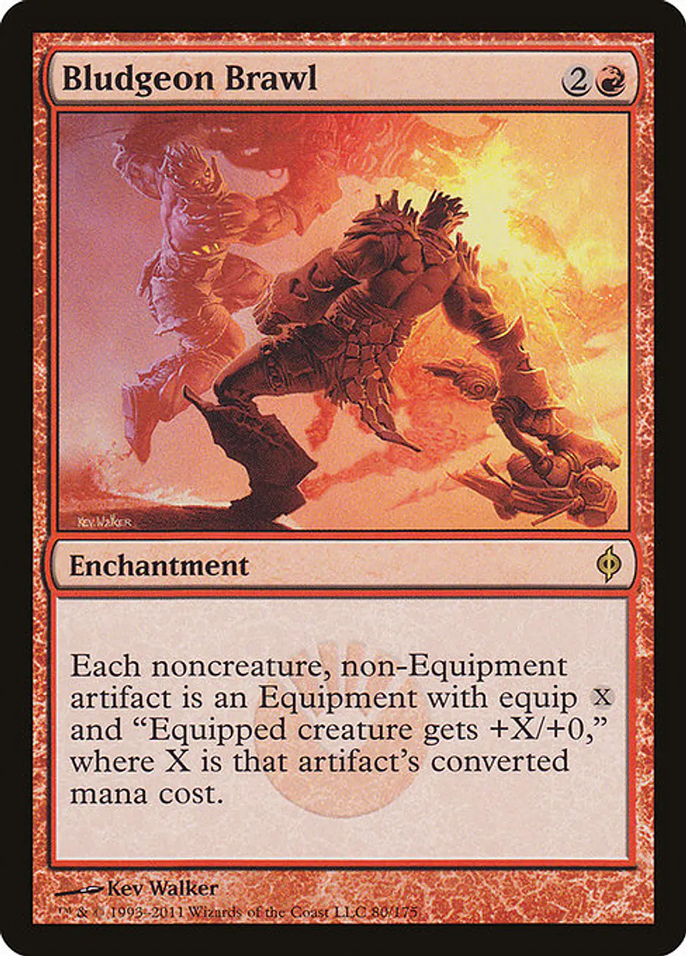 Carta Magic - FOIL Bludgeon Brawl - Idioma: Ingles - Edicion: New Phyrexia 1