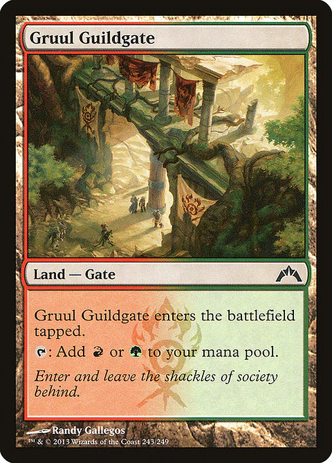 Carta Magic - FOIL Gruul Guildgate - Idioma: Ingles - Edicion: Gatecrash