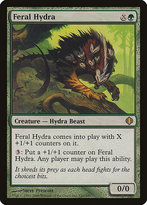 Carta Magic - FOIL Feral Hydra - Idioma: Ingles - Edicion: Shards of Alara