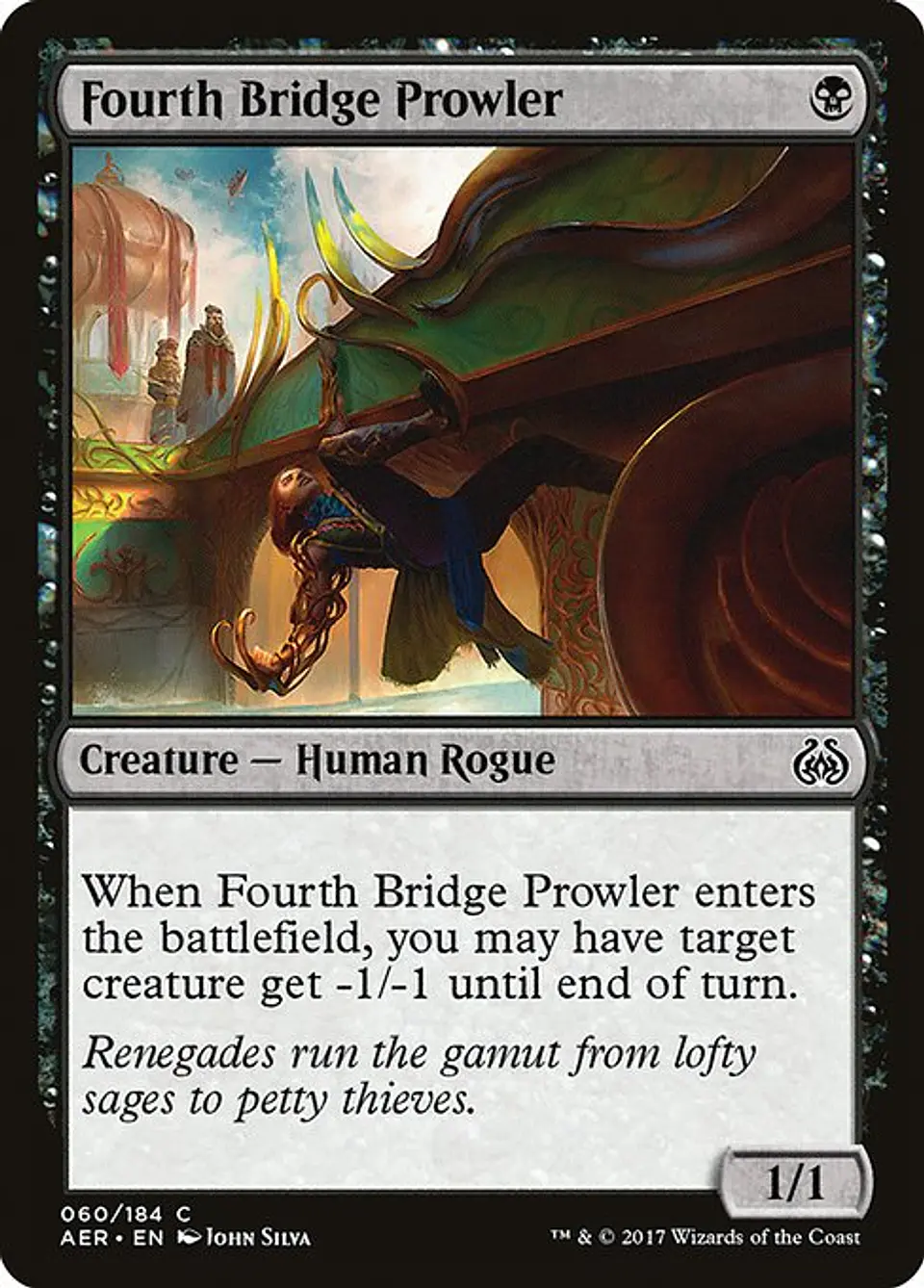 Carta Magic - FOIL Fourth Bridge Prowler - Idioma: Español - Edicion: Aether Revolt 1