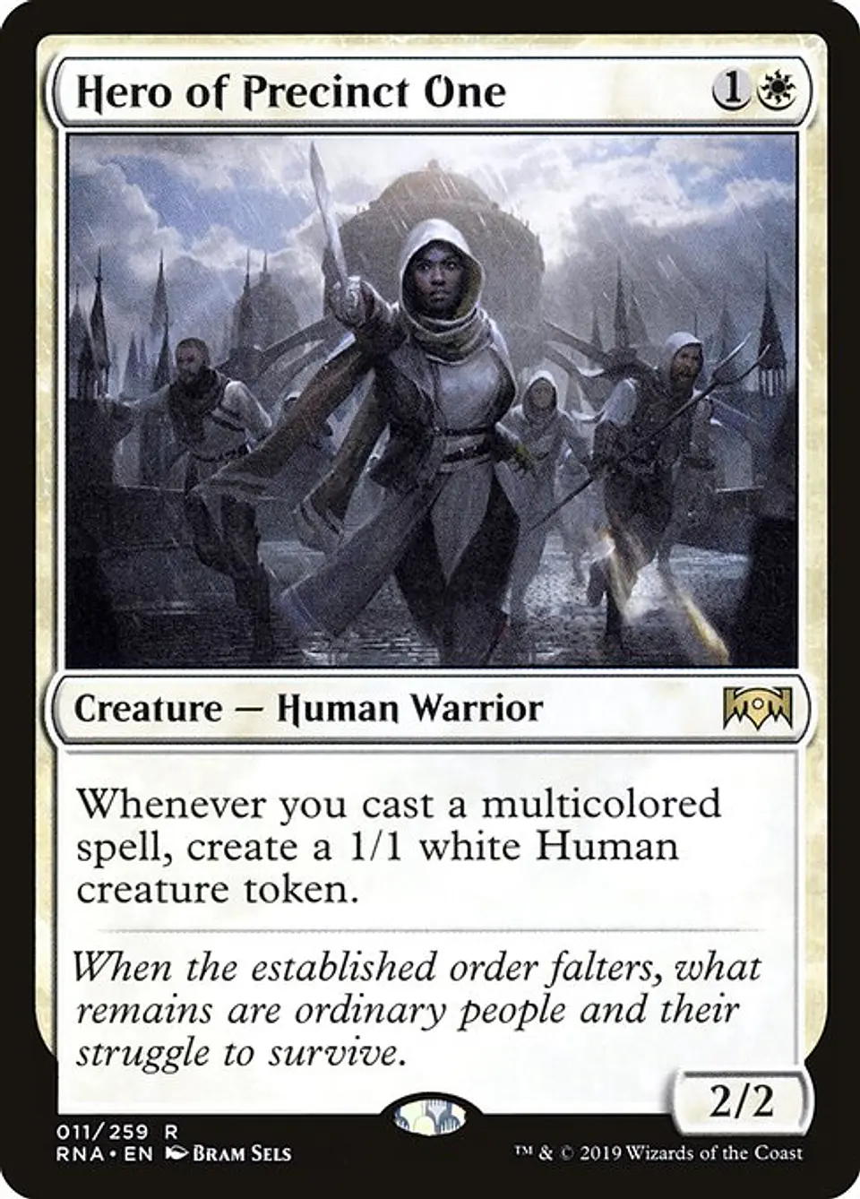 Carta Magic - FOIL Hero of Precinct One - Idioma: Español - Edicion: Ravnica Allegiance 1