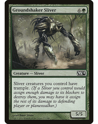 Carta Magic - FOIL Groundshaker Sliver - Idioma: Español - Edicion: Magic 2014