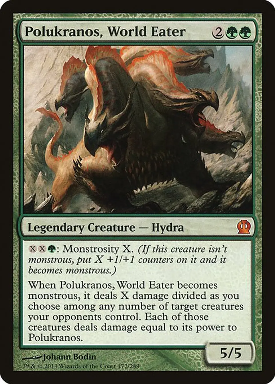 Carta Magic - Polukranos, World Eater - Idioma: Ingles - Edicion: Theros 1