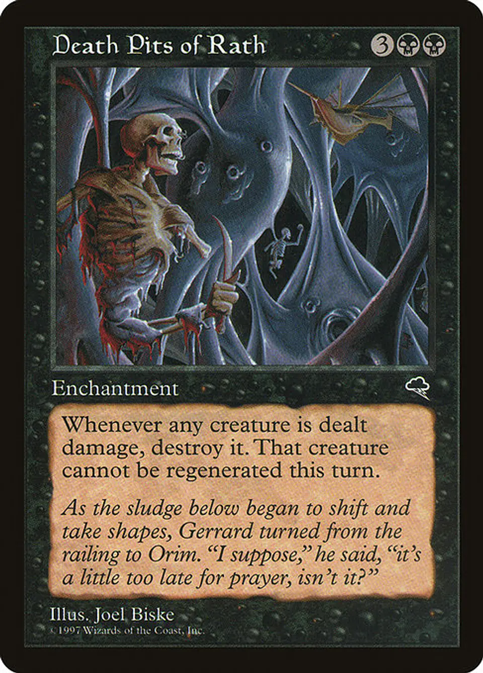 Carta Magic - Death Pits of Rath - Idioma: Ingles - Edicion: Tempest 1