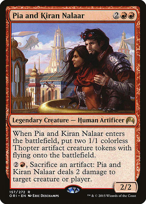 Carta Magic - FOIL Pia and Kiran Nalaar - Idioma: Español - Edicion: Magic Origins