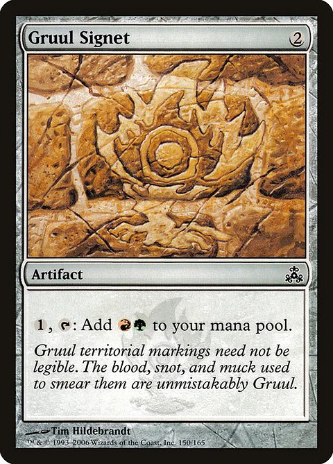 Carta Magic - FOIL Gruul Signet - Idioma: Ingles - Edicion: Guildpact