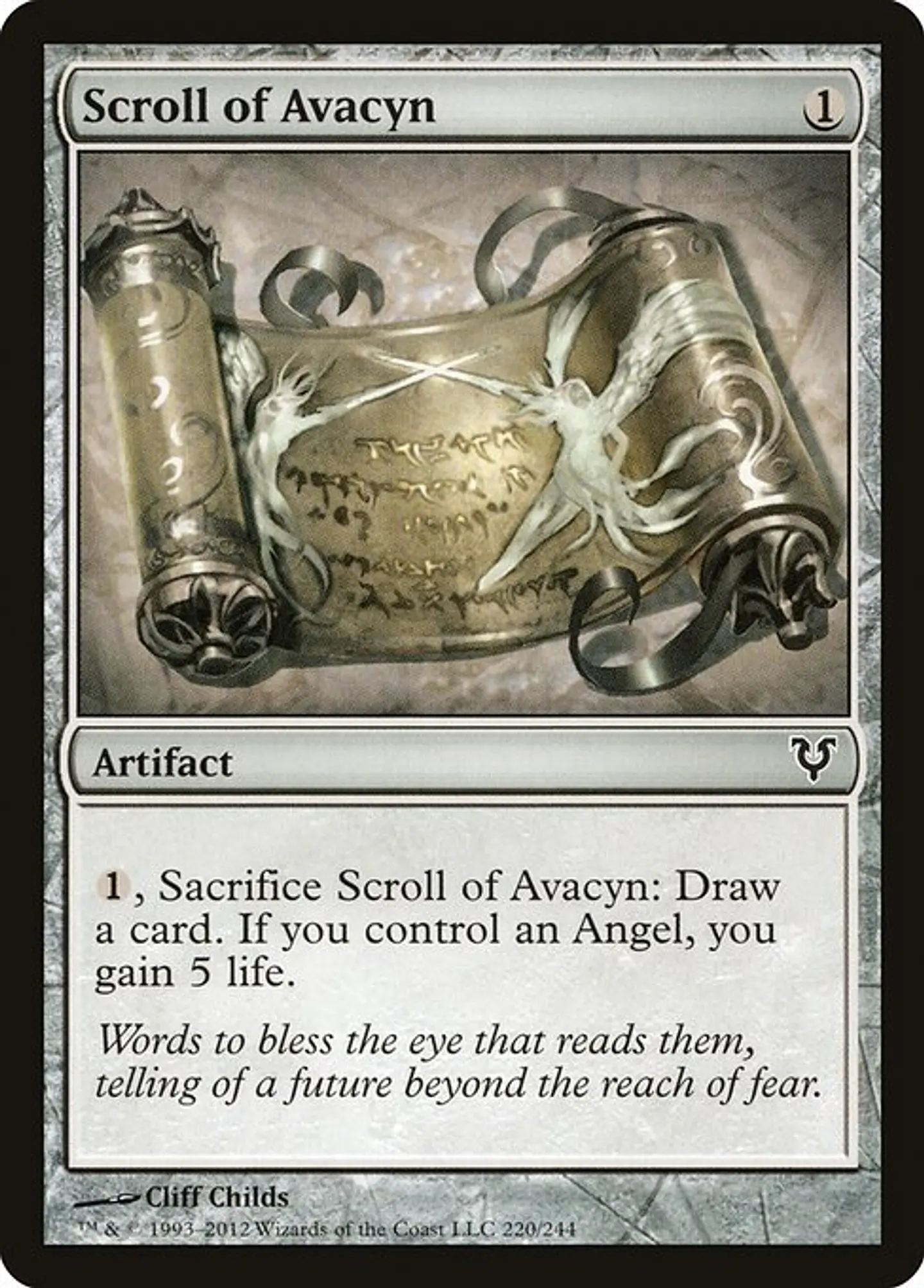 Carta Magic - FOIL Scroll of Avacyn - Idioma: Ingles - Edicion: Avacyn Restored 1