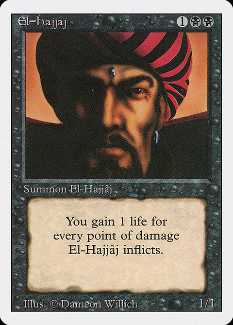 Carta Magic - El-Hajjâj - Idioma: Ingles - Edicion: Revised Edition