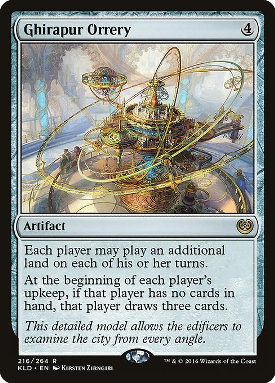 Carta Magic - Ghirapur Orrery - Idioma: Ingles - Edicion: Kaladesh 1