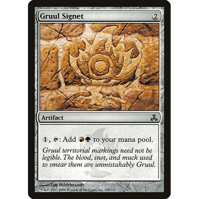 Carta Magic - Gruul Signet - Idioma: Ingles - Edicion: Guildpact