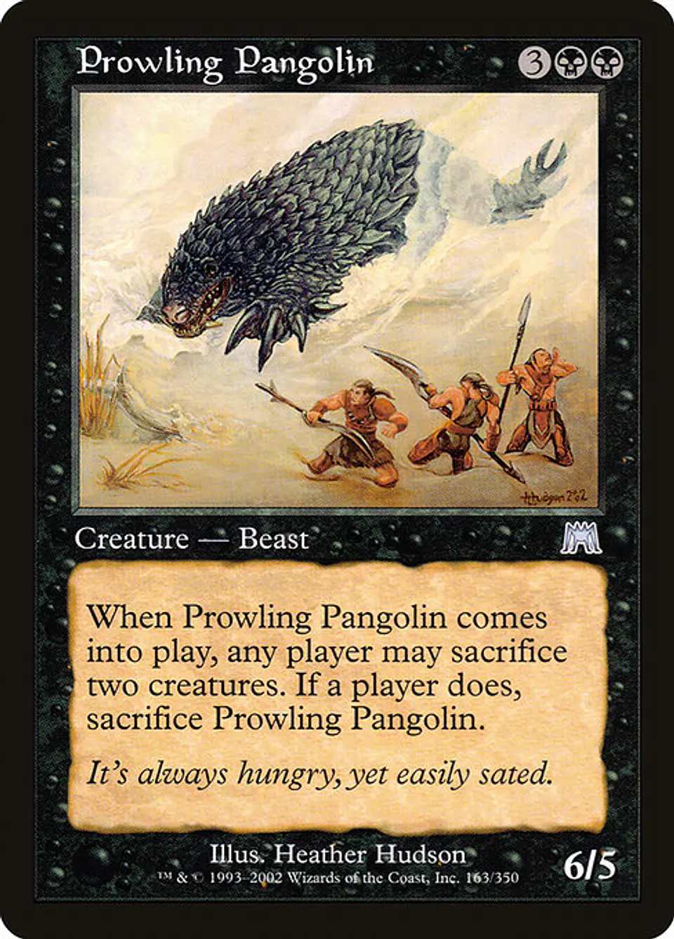 Carta Magic - FOIL Prowling Pangolin - Idioma: Ingles - Edicion: Onslaught 1