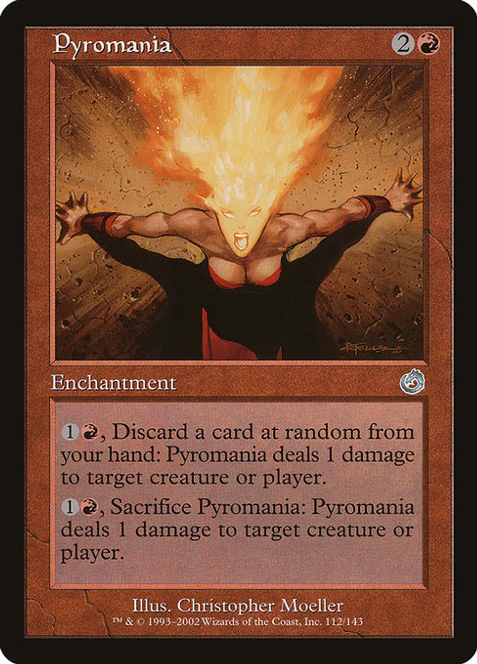 Carta Magic - FOIL Pyromania - Idioma: Español - Edicion: Torment 1