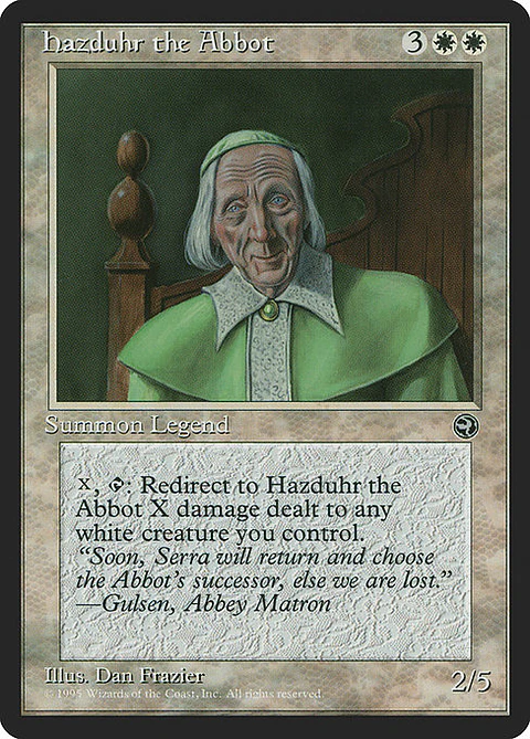 Carta Magic - Hazduhr the Abbot - Idioma: Ingles - Edicion: Homelands