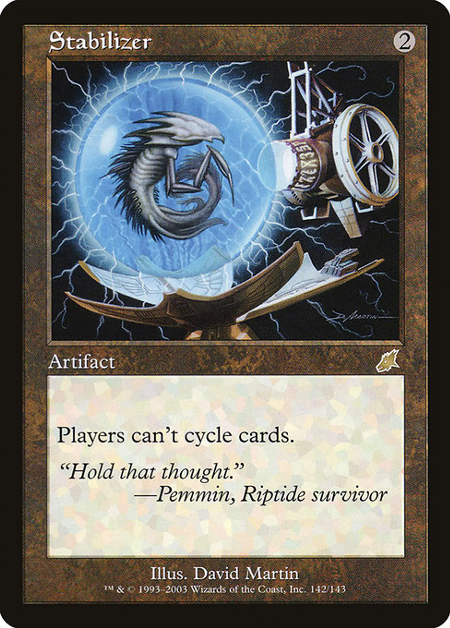 Carta Magic - Stabilizer - Idioma: Español - Edicion: Scourge 1