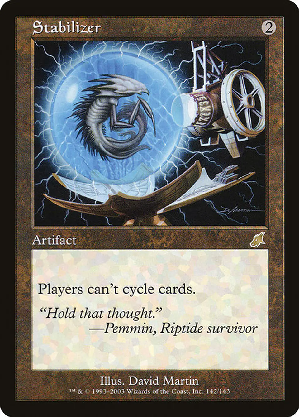 Carta Magic - Stabilizer - Idioma: Español - Edicion: Scourge 1