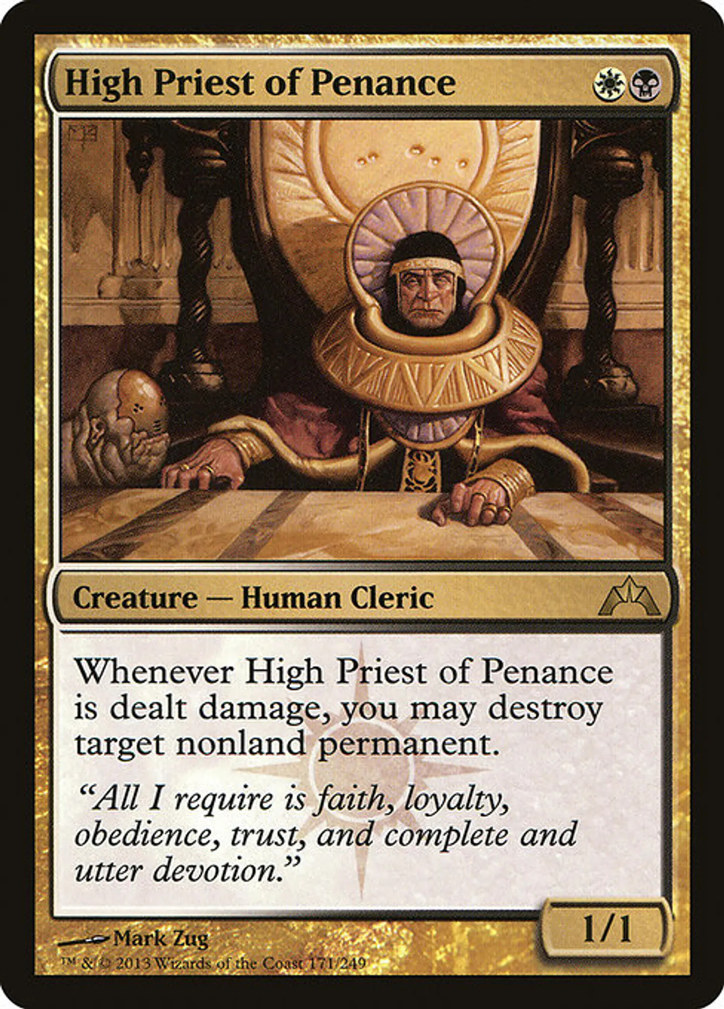 Carta Magic - FOIL High Priest of Penance - Idioma: Ingles - Edicion: Gatecrash 1