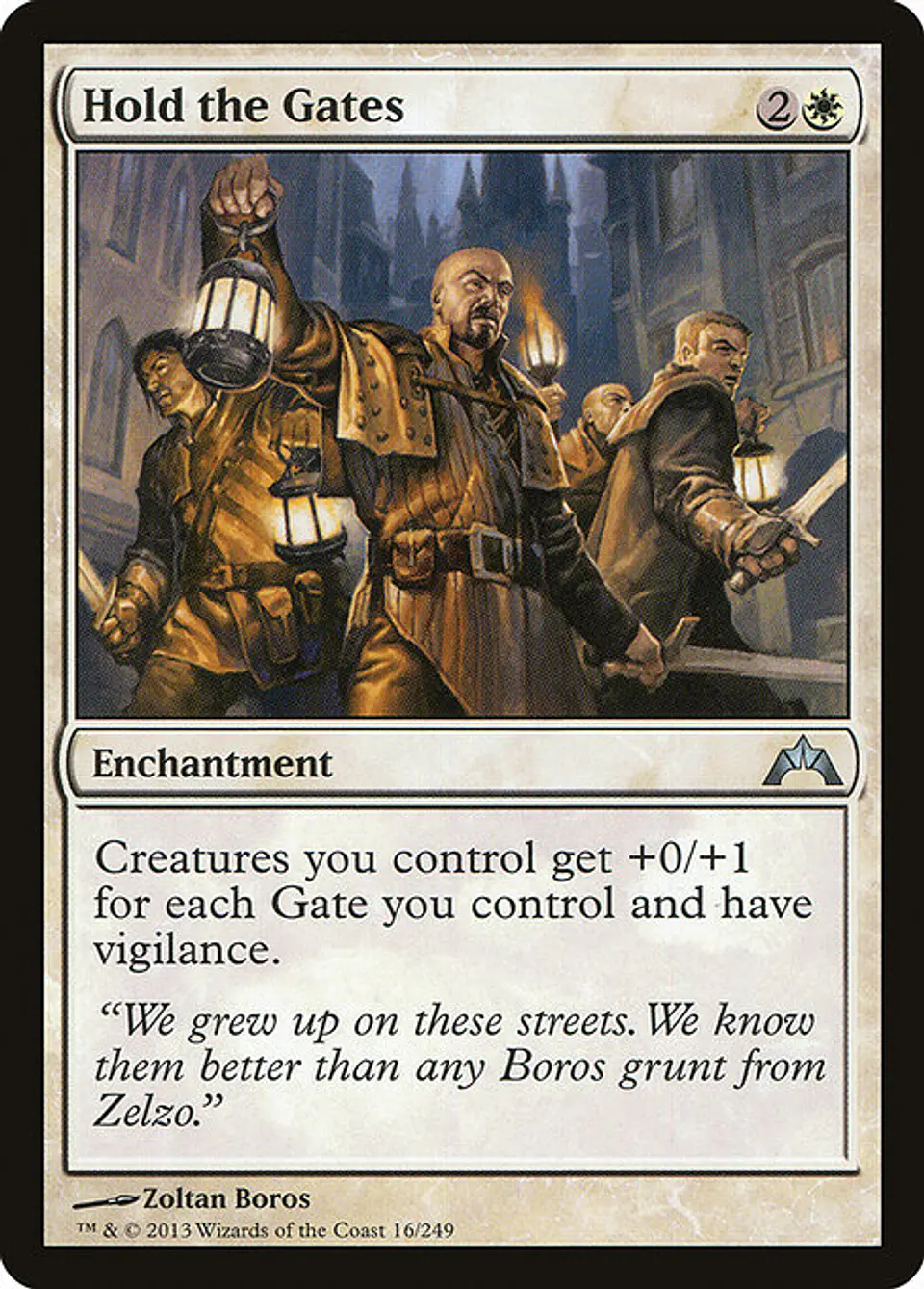 Carta Magic - FOIL Hold the Gates - Idioma: Ingles - Edicion: Gatecrash 1