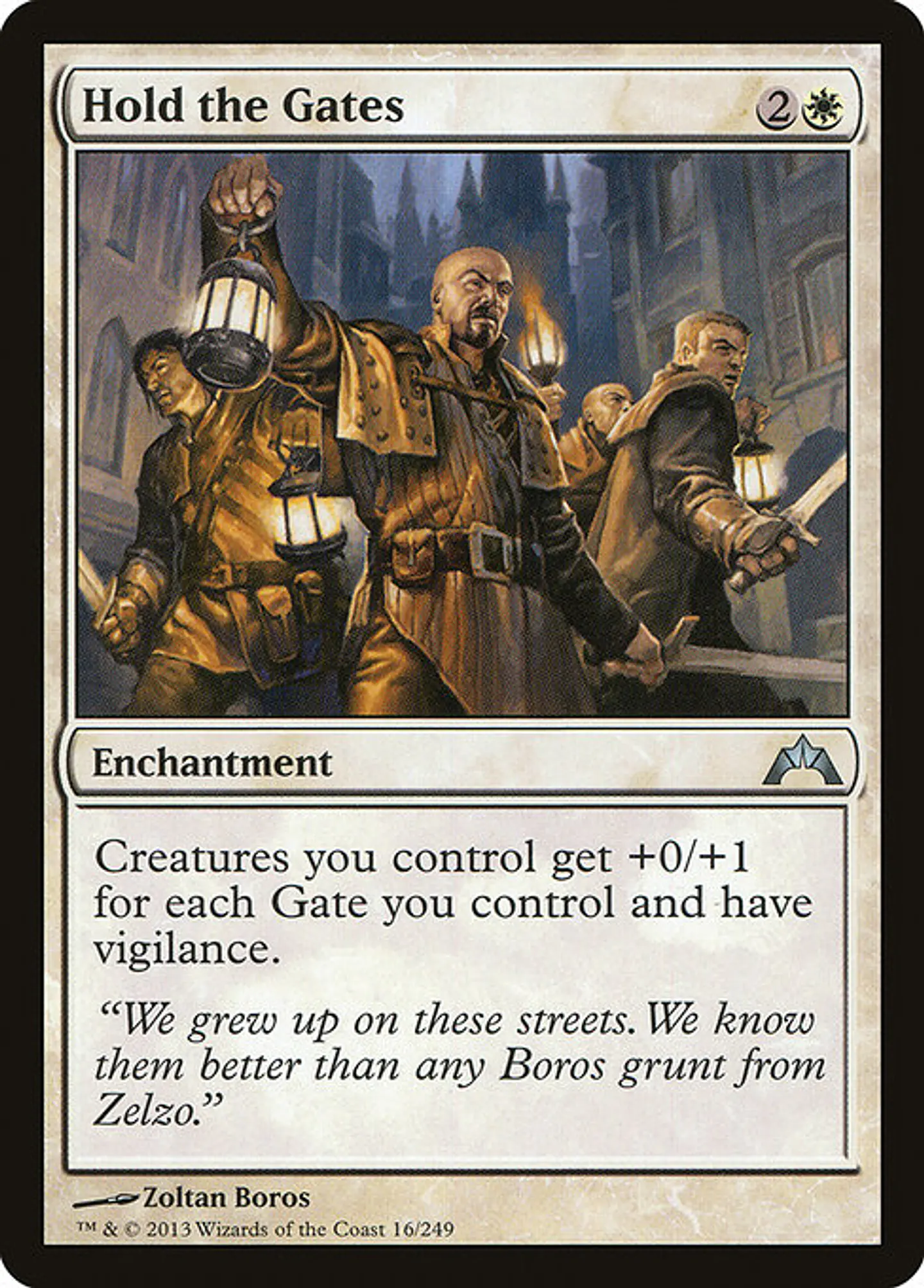 Carta Magic - FOIL Hold the Gates - Idioma: Español - Edicion: Gatecrash 1