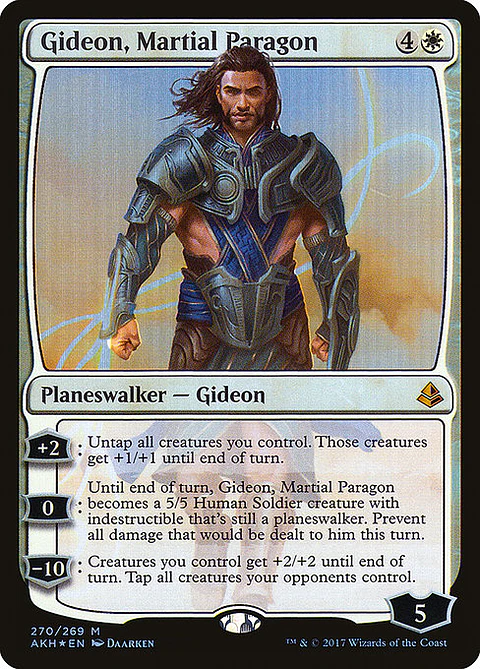 Carta Magic - FOIL Gideon, Martial Paragon - Idioma: Ingles - Edicion: Amonkhet