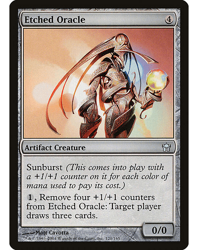 Carta Magic - FOIL Etched Oracle - Idioma: Español - Edicion: Fifth Dawn