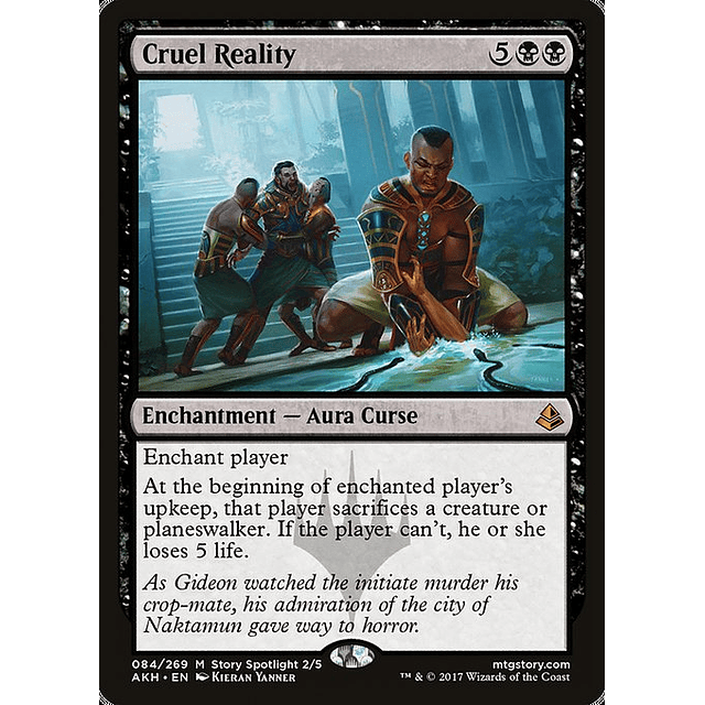 Carta Magic - Cruel Reality - Idioma: Español - Edicion: Amonkhet