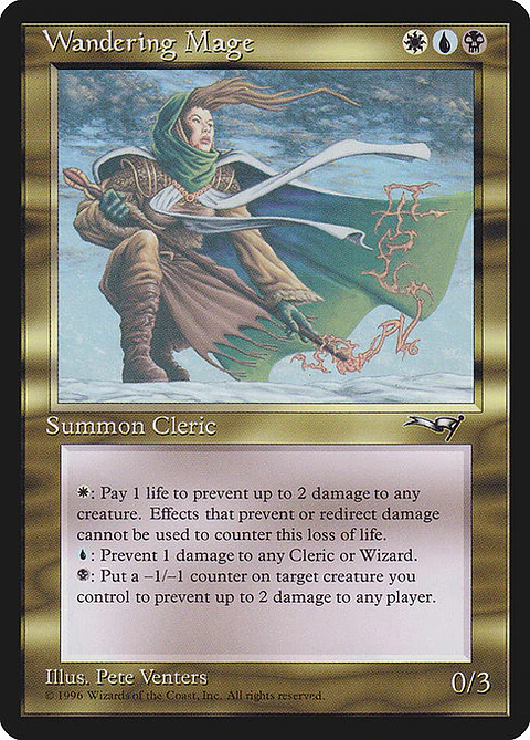 Carta Magic - Wandering Mage - Idioma: Ingles - Edicion: Alliances