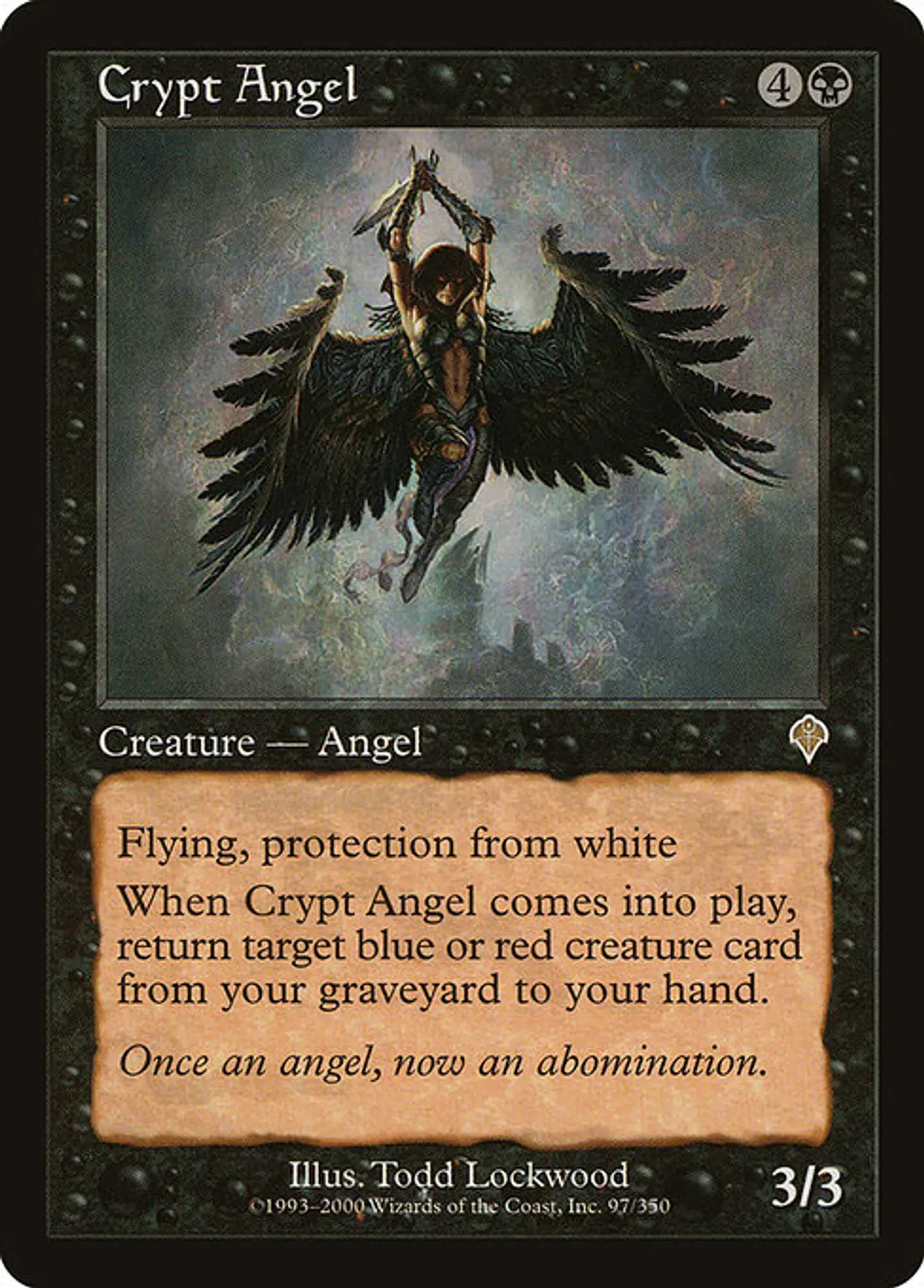 Carta Magic - Crypt Angel - Idioma: Ingles - Edicion: Invasion 1